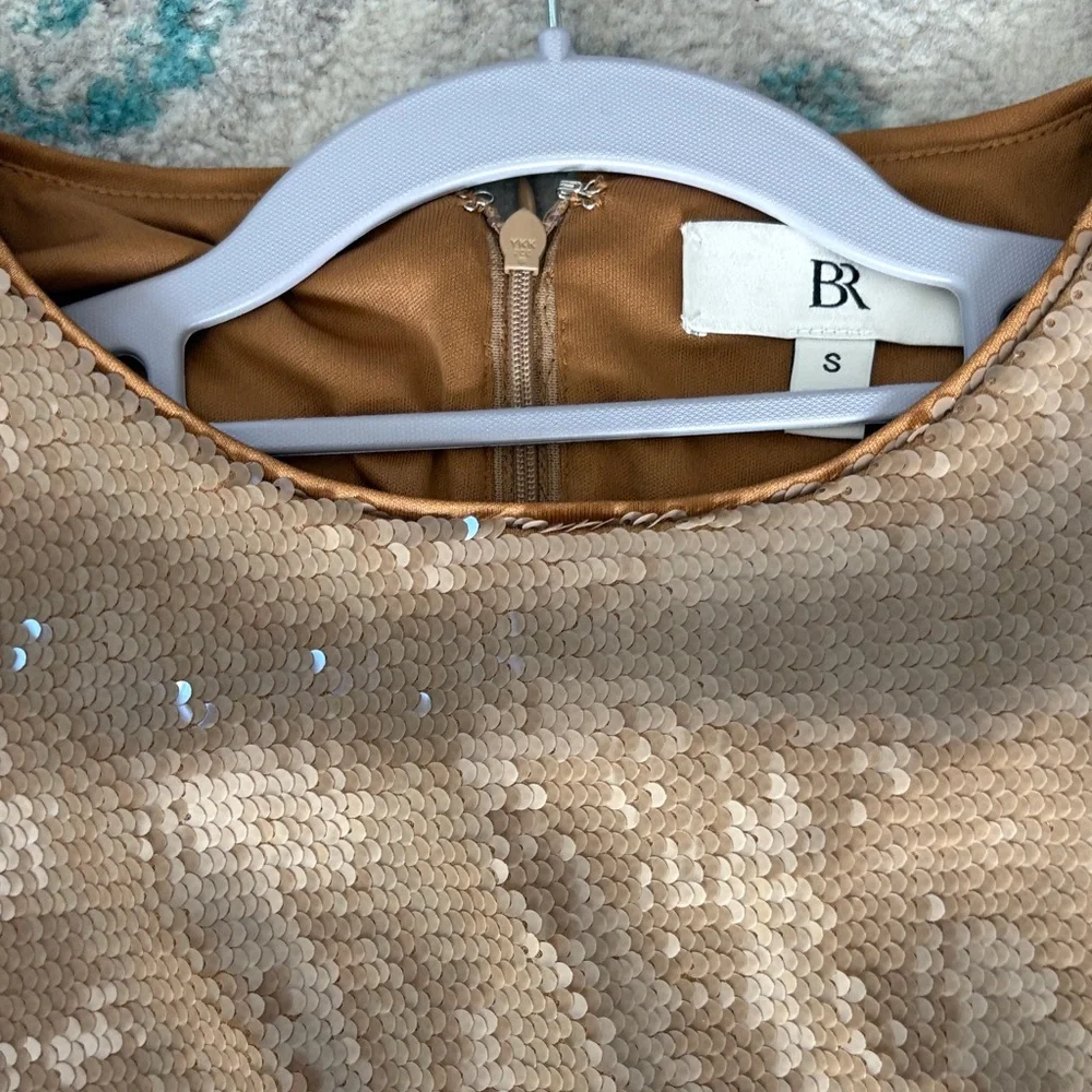 Banana Republic Elegant Long Sleeve Dress in Deep Brown - Picture 3 of 5